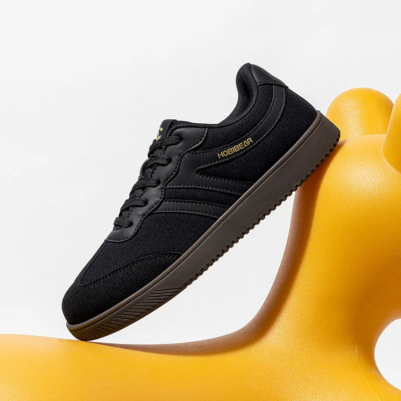 Hobibear Sneakers A Punta Larga Unisex Scarpe Da Passeggio Casual Antiscivolo In Tessuto Con Lacci