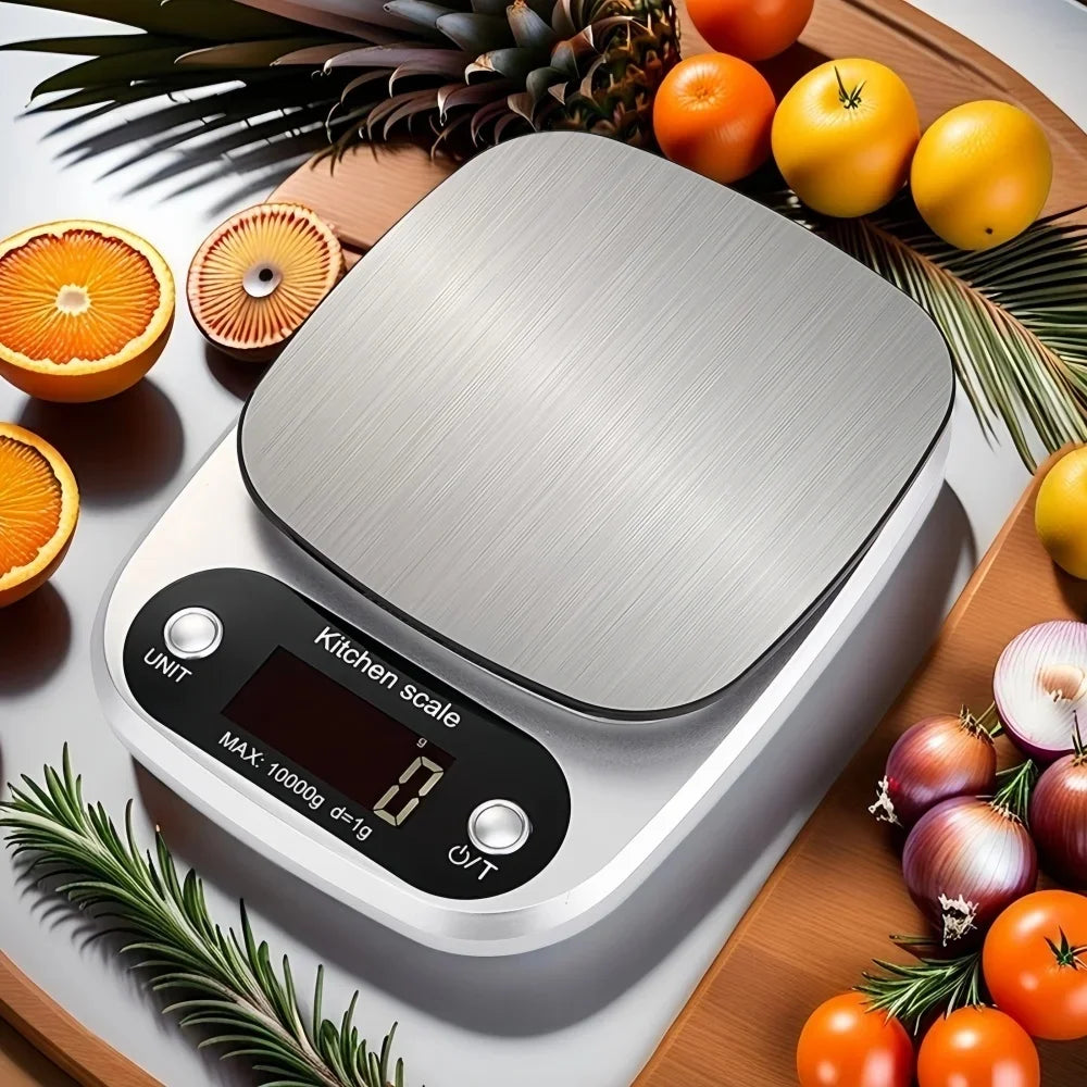 Bilancia Da Cucina Digitale 10 Kg Alta Precisione Con Display LCD Portatile Per Cibo Gioielli Cuochi Appassionati