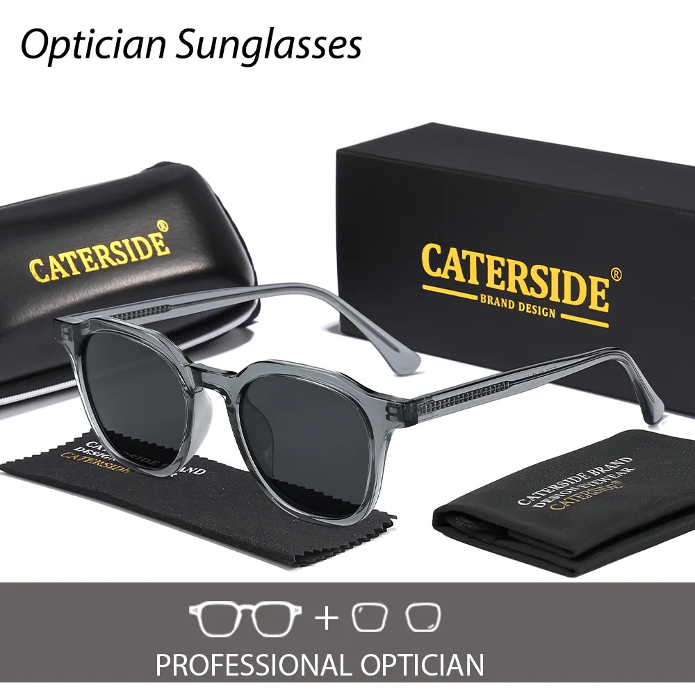 Caterside Occhiali Da Sole Polarizzati Per Uomo Lenti Quadrate UV400 All Aperto Leggeri E Confortevoli