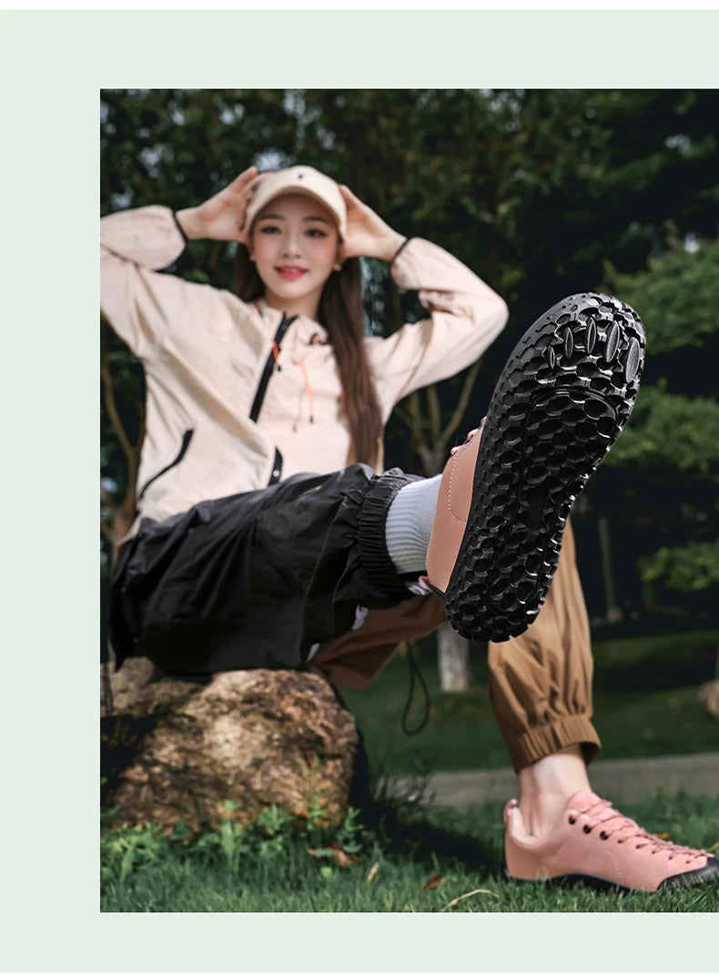 Scarpe Unisex Punta Larga A Piedi Nudi Minimaliste In Pelle Artificiale Zero Drop Slip On Per Esterni Passeggio