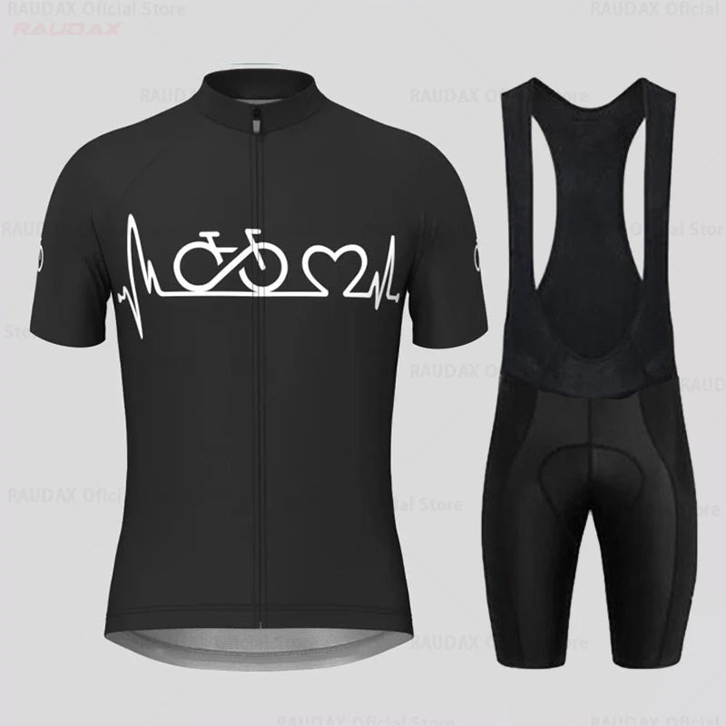 Abbigliamento Da Ciclismo Estivo Per Uomo Kit MTB Maglia Da Ciclismo A Maniche Corte Traspirante Per Bici Da Strada