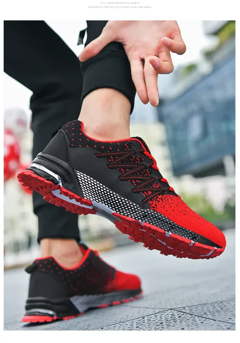 Scarpe Sportive Da Corsa Traspiranti In Mesh Con Suola Spessa Bianco Nero Coreane Per Giovani Passeggio Primavera Estate