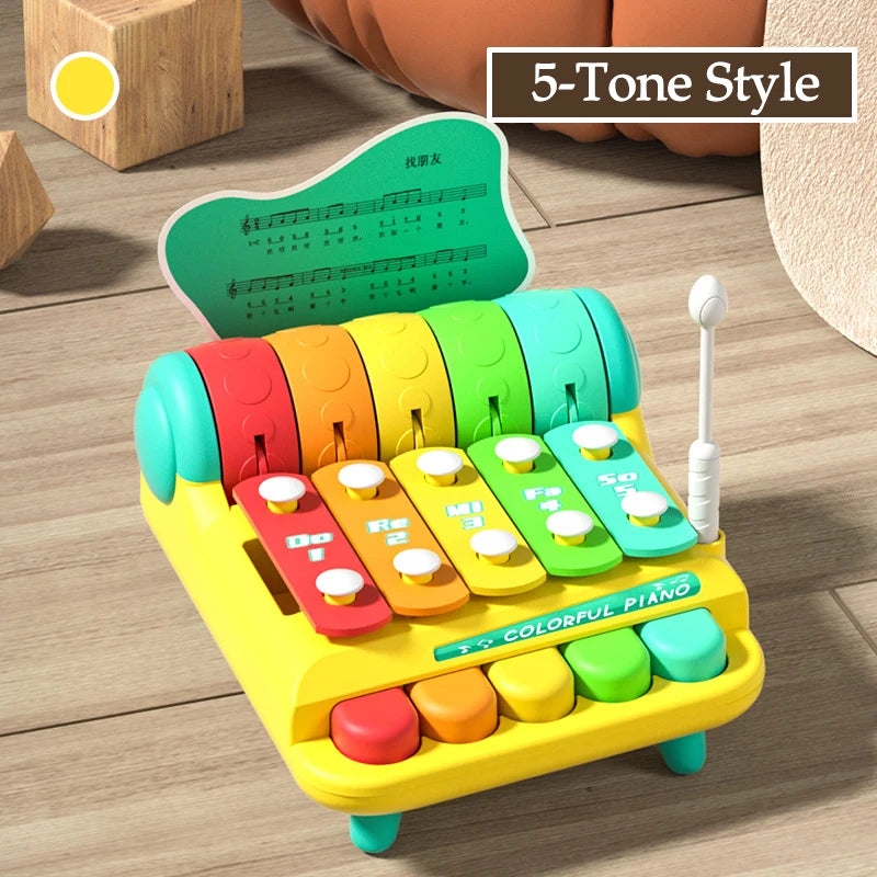 Xilofono Educativo Montessori Per Bambini A 8 Toni Strumenti Musicali Giocattoli Percussione Per 0 3 Anni