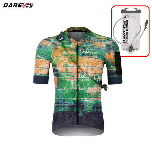 Maglia Ciclismo Uomo Quick Dry Antiscivolo Professionale Traspirante Con Tasche Idratazione