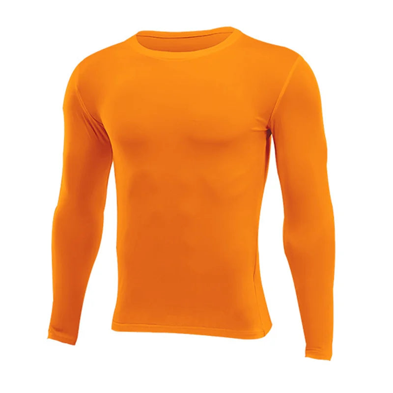 Maglia Termica Compressione Unisex Per Corsa Fitness Sportiva Maniche Lunghe Da Allenamento T Shirt Per Basket Calcio