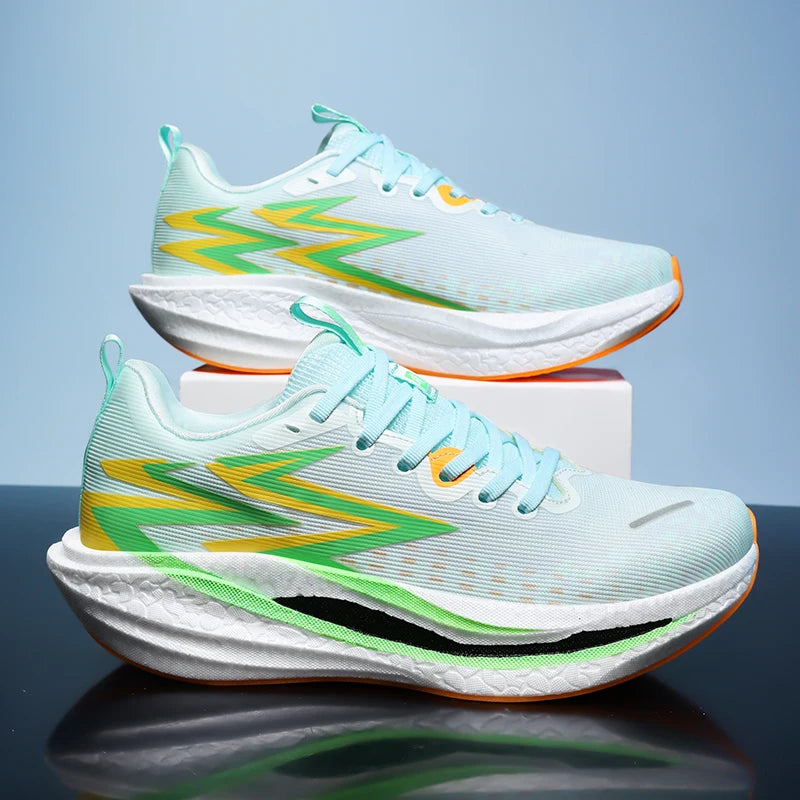 Scarpe Da Corsa Marathon Uomo Con Piastra In Carbonio Leggere E Traspiranti Sneakers Atletiche Per Donna Comode