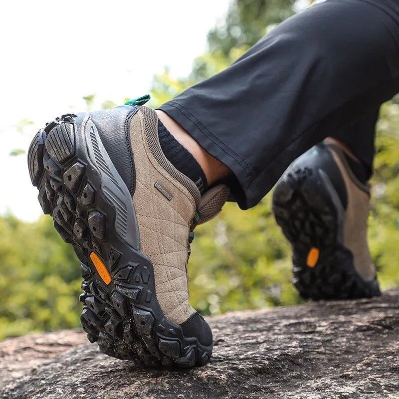 HUMTTO Scarpe Trekking Invernali In Pelle Da Uomo Design Lusso Per All Aperto Traspiranti Aumento Altezza