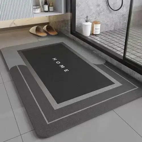 Tappetino Bagno Antiscivolo Assorbente In Fango Diatomea Ad Asciugatura Rapida Per WC E Piedi