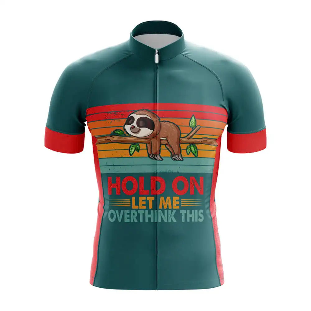 Maglia Da Ciclismo Estiva Uomo 2025 Sloth Team Maniche Corte Traspirante Con Tasca Posteriore E Protezione UV