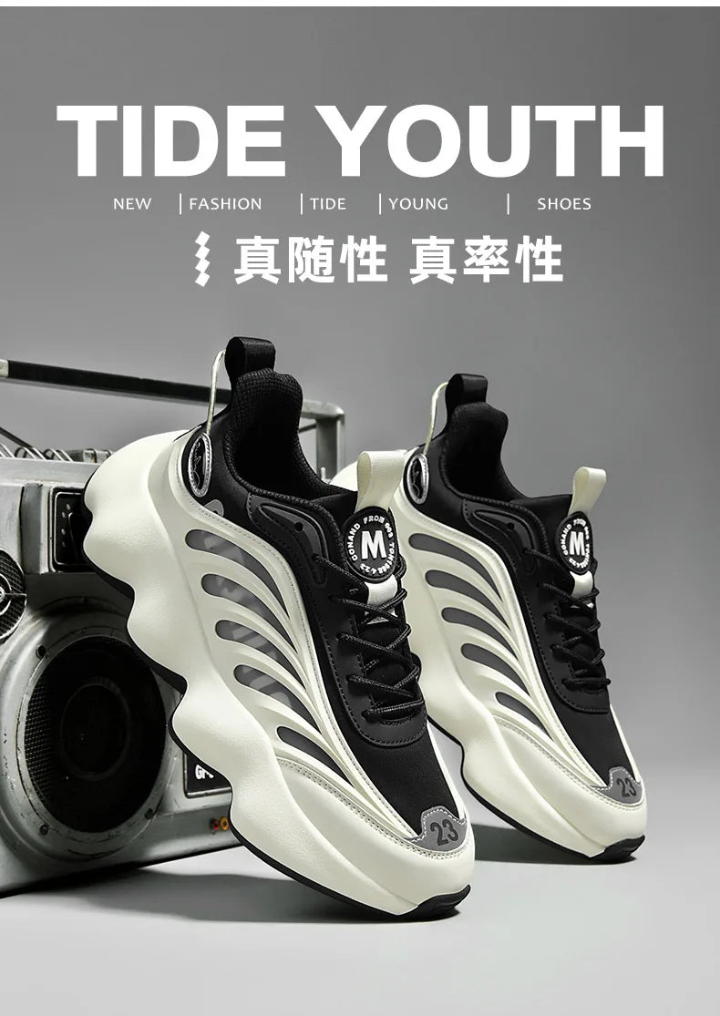 Scarpe Da Uomo Sneakers Casual Traspiranti Da Corsa Lusso Trainer Race Mocassini Moda
