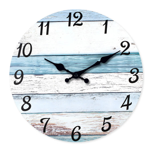 Orologio Da Parete In Legno Con Motivo Bordo Retrò Per Soggiorno Camera Da Letto Cucina Orologio Al Quarzo Silenzioso Regalo 10 Pollici