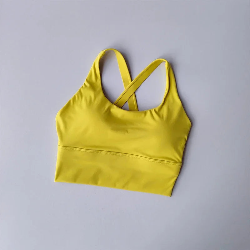 Reggiseno Sportivo Tutto In Uno Alta Intensità Antiurto Per Corsa Yoga Fitness Estivo WX238