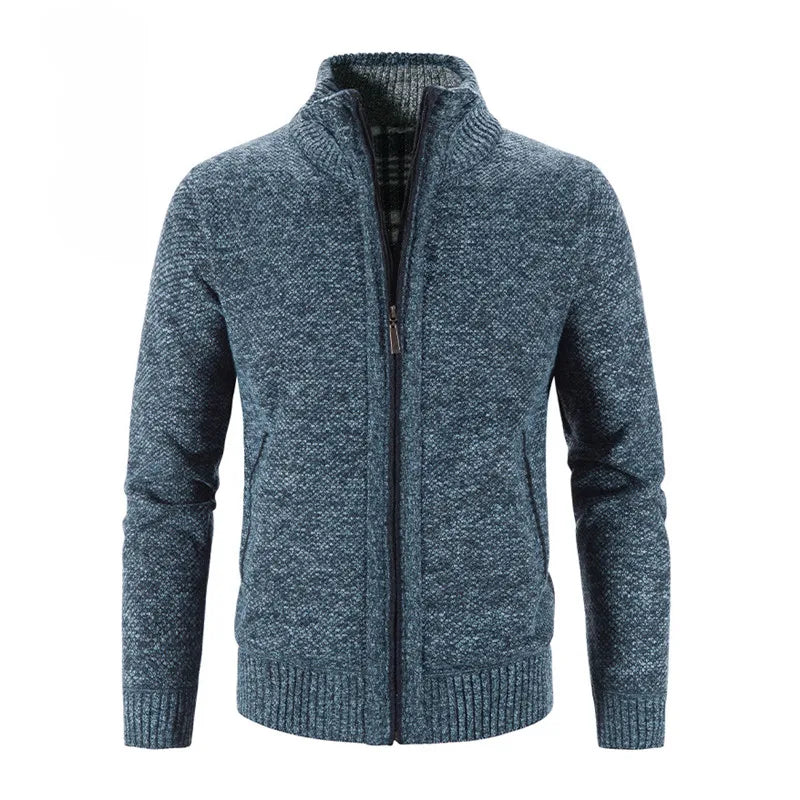 Nuova Primavera Autunno Maglione Lavorato a Maglia Uomo Moda Slim Fit Cardigan Casual