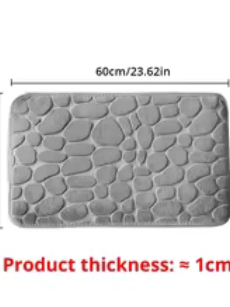 Memory Foam Tappeto Velluto Goffrato Antiscivolo Bagno Soggiorno Microfibra Arredamento Casa