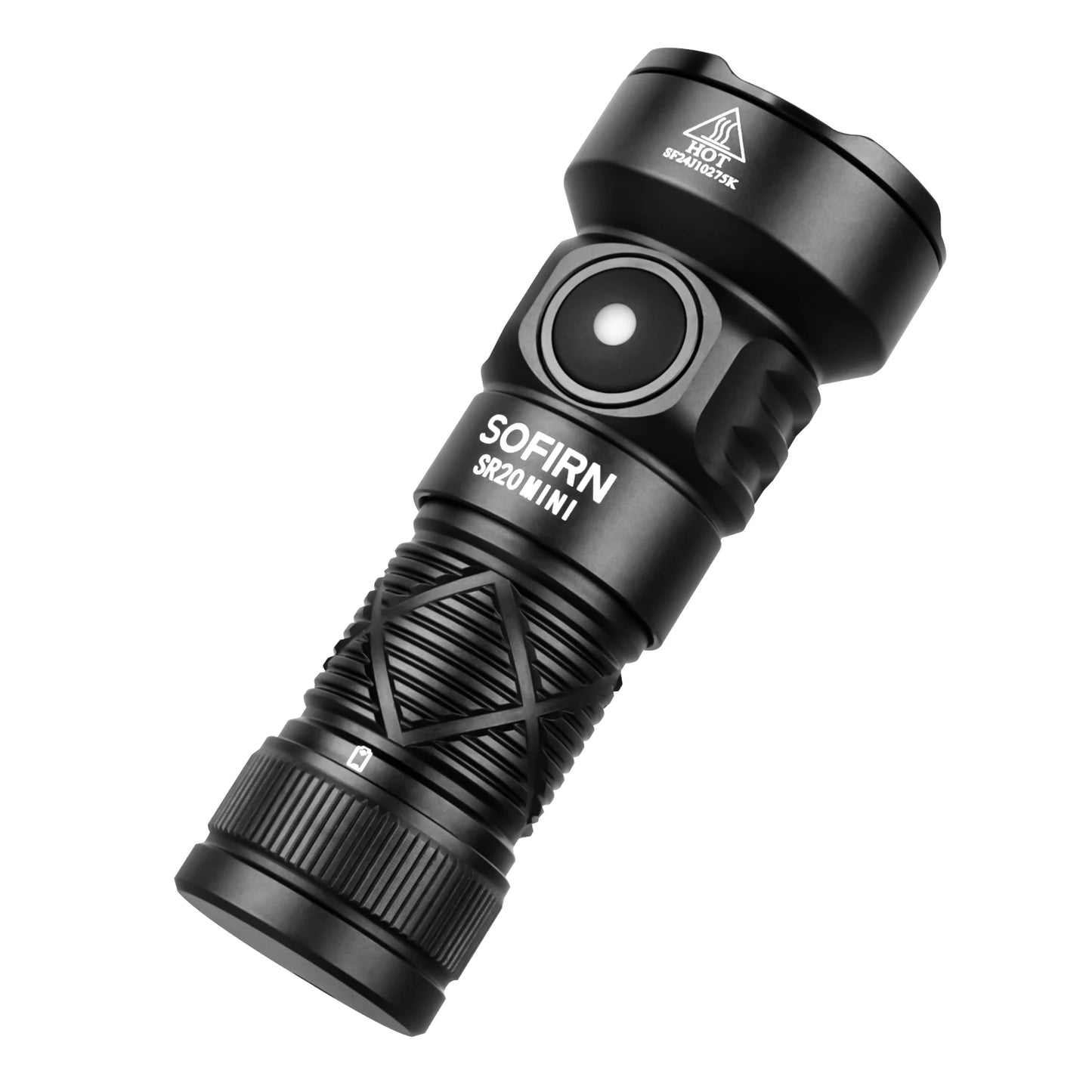 Sofirn SR20 Mini Torcia 1200lm 18350 Luce LED Bianca E Rossa Per Campeggio Caccia Situazioni Emergenza IP68 Impermeabile
