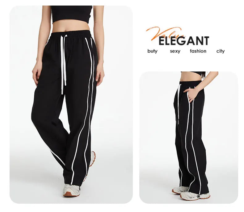 Pantaloni Sportivi Da Donna Estivi Antivento Per Alpinismo All'aperto Larghi Casual Protezione Solare Asciugatura Rapida