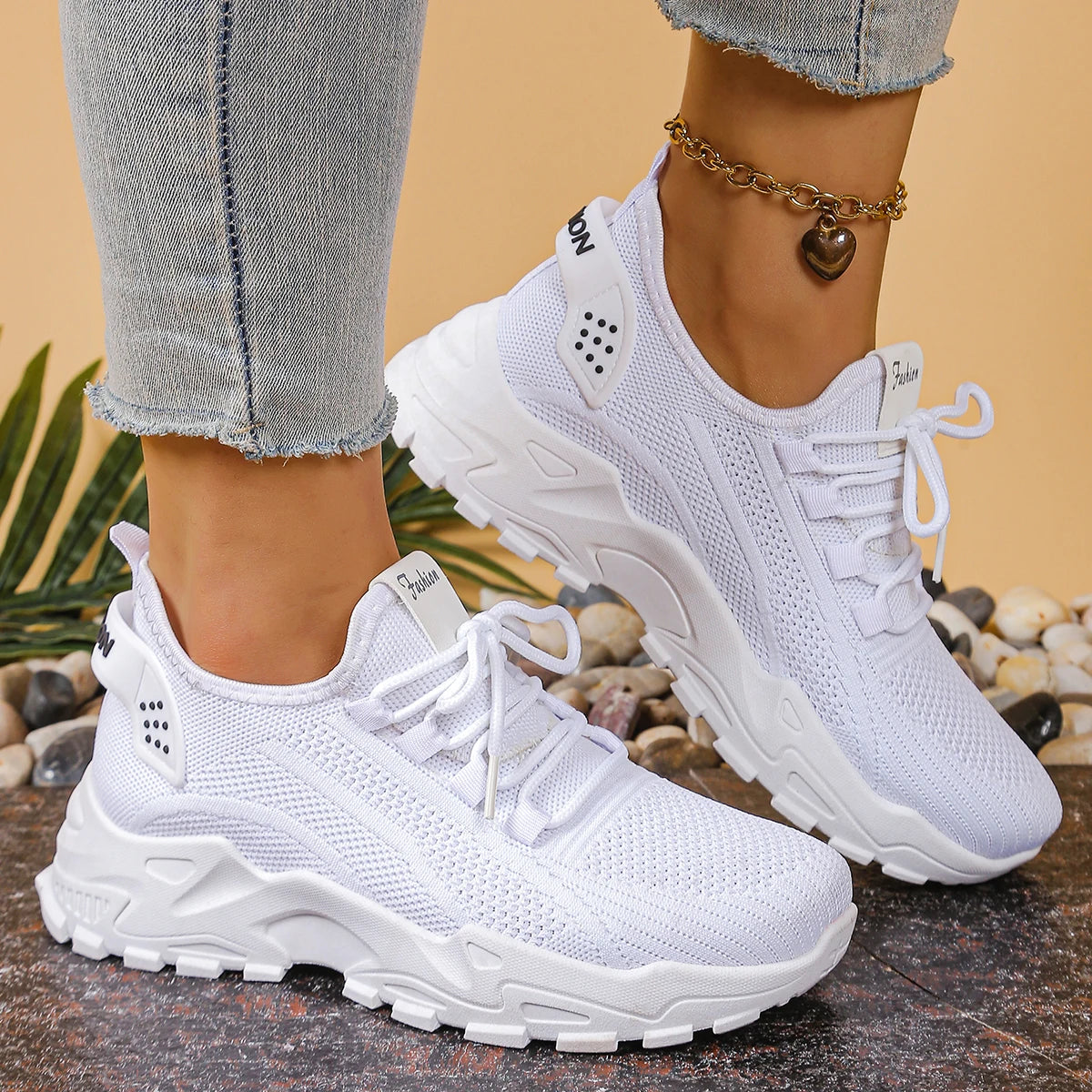 Scarpe Sportive Da Donna Traspiranti A Rete Singola Scarpa Casual Versatili Per Allenamento E Uso Quotidiano 2025