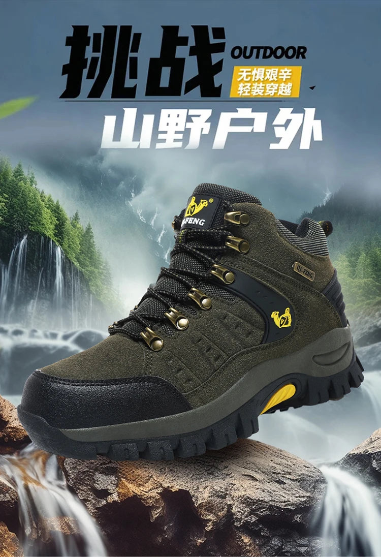 Scarponi Da Trekking Unisex Alla Caviglia Plus Size Outdoor 2025 Montagna Deserto Impermeabili Traspiranti