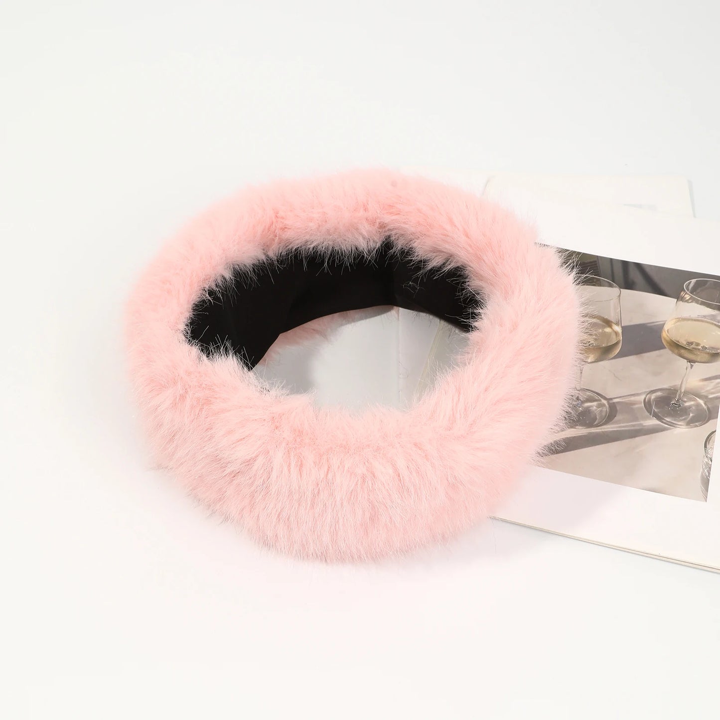 Fascia Termica In Pelliccia Di Volpe Sintetica Ampia Per Donne Calda Ed Elegante Accessorio Moda