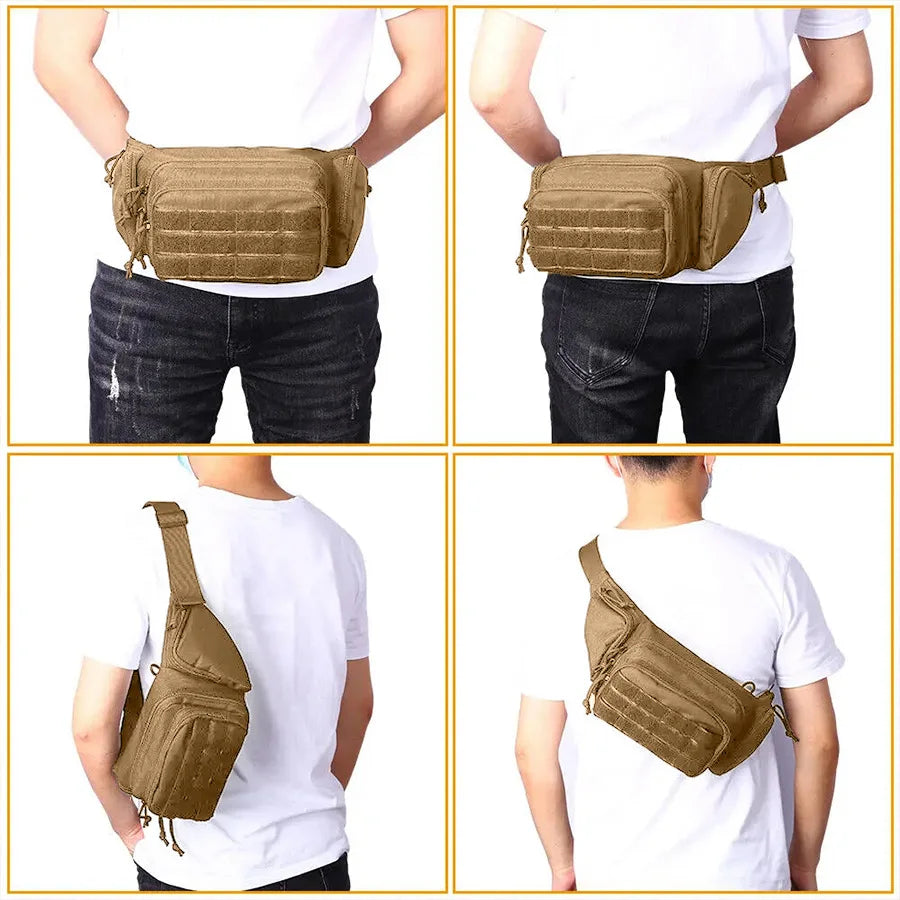 Yakeda Borsa Vita Invisibile Multifunzionale Per Esterni Kit Attrezzi Da Viaggio Sportiva Uomo In Nylon