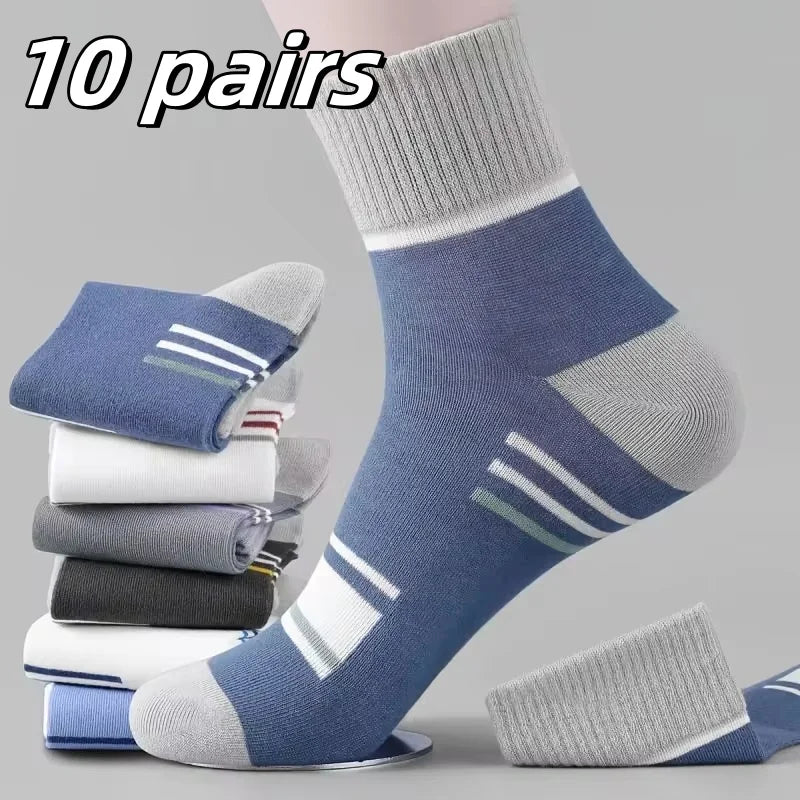 Calzini da Uomo Traspiranti 5 Paia per Corsa e Sport con Gestione Umidità e Vestibilità Confortevole Prolungata