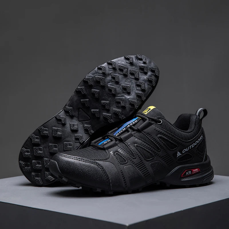 Scarpe Trekking Impermeabili da Uomo Taglia Fino a 48 Escursionismo Alpinismo Campeggio Sneakers da Bici Tattiche