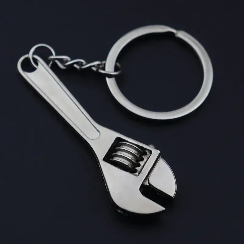 Portachiavi Mini Strumento Apertura Chiave Da Uomo Argento Elegante Regalo Ideale Gioielli S153