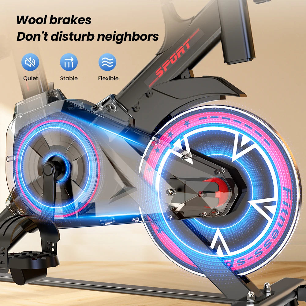 Cyclette Formill QK101 10 Kg Frizione QK116C 12 Kg Magnetico Trasmissione a Cinghia Display Cardio Domestico