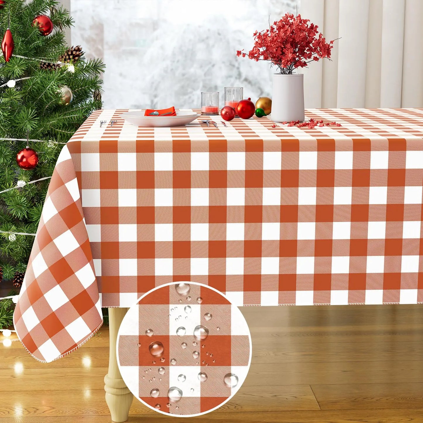 Tovaglia Da Tavolo Rettangolare In Flanella Impermeabile Per Esterno Elasticizzata 60x120 Grigio Per Picnic Campeggio