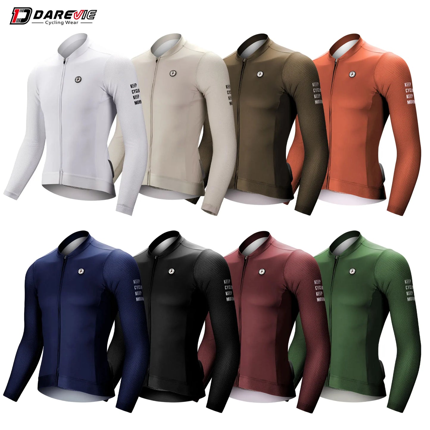 Maglia Ciclismo Manica Lunga Pro Aero Traspirante 3D Bubble Mesh Uomo Donna Antipilling Asciugatura Rapida
