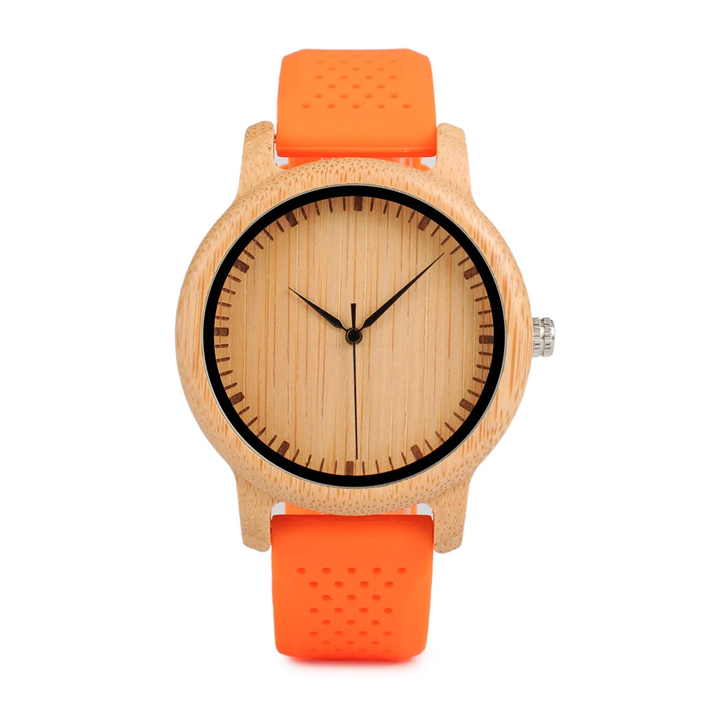 Orologio Da Polso In Legno Di Bambù Con Movimento Miyota E Logo Personalizzato OEM Design Brand Esclusivo