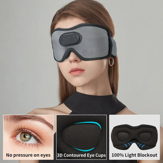 Cuffie Per Il Sonno Con Maschera Occhi Bluetooth Premium Cancellazione Attiva Del Rumore E Assistente Vocale Integrato