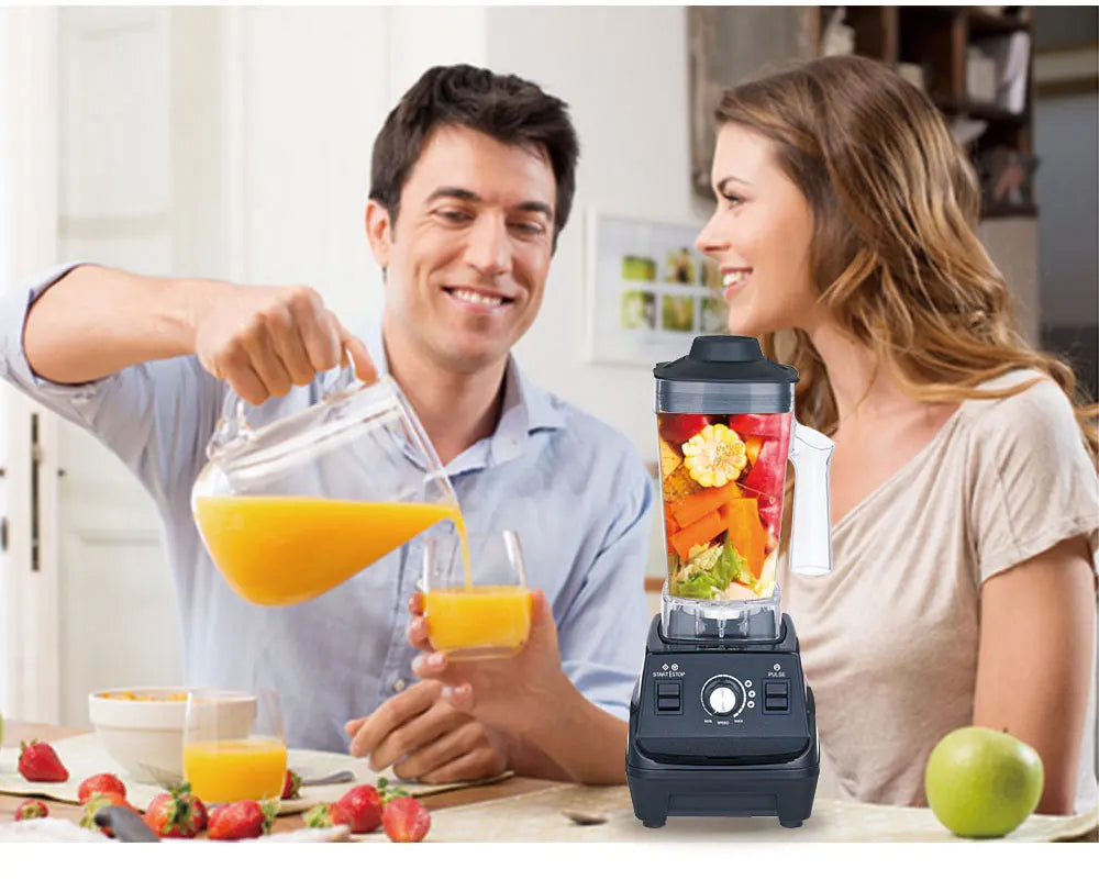 Biolomix Mini Pro Frullatore 1800W Con Barattolo Principale Da 1,8 L E Tazza Portatile Da 0,6 L Senza BPA
