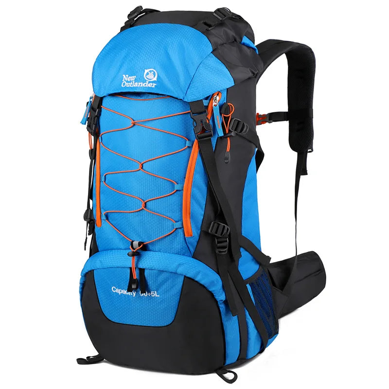 Zaino Trekking Impermeabile WESTTUNE 65 Litri Campeggio Outdoor Capacità Massima