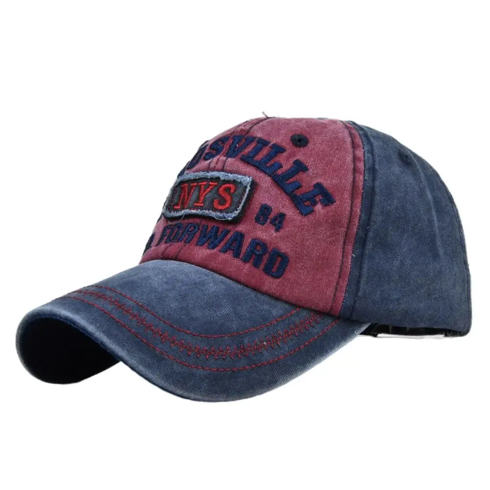Cappelli Da Baseball Regolabili Con Ricamo Di Lettere Hip Hop In Denim Estivi Da Sport All Aperto Unisex