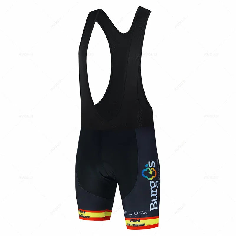 Nuovo BH Burgs Team 2024 Maglia Da Ciclismo Uomo E Pantaloncini Da Bici Set MTB Estivo Asciugatura Rapida
