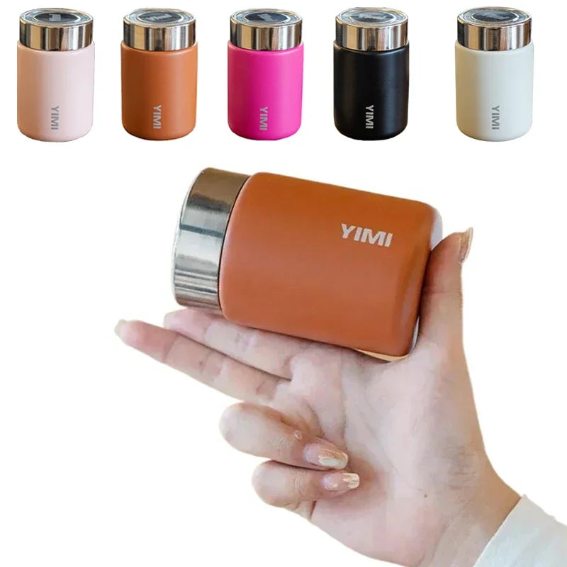 Bottiglia Termica Mini 230 Ml Acciaio Inox 316 Con Isolamento A Vuoto Portatile Per Viaggiare Caffè E Tè Caldi O Freddi
