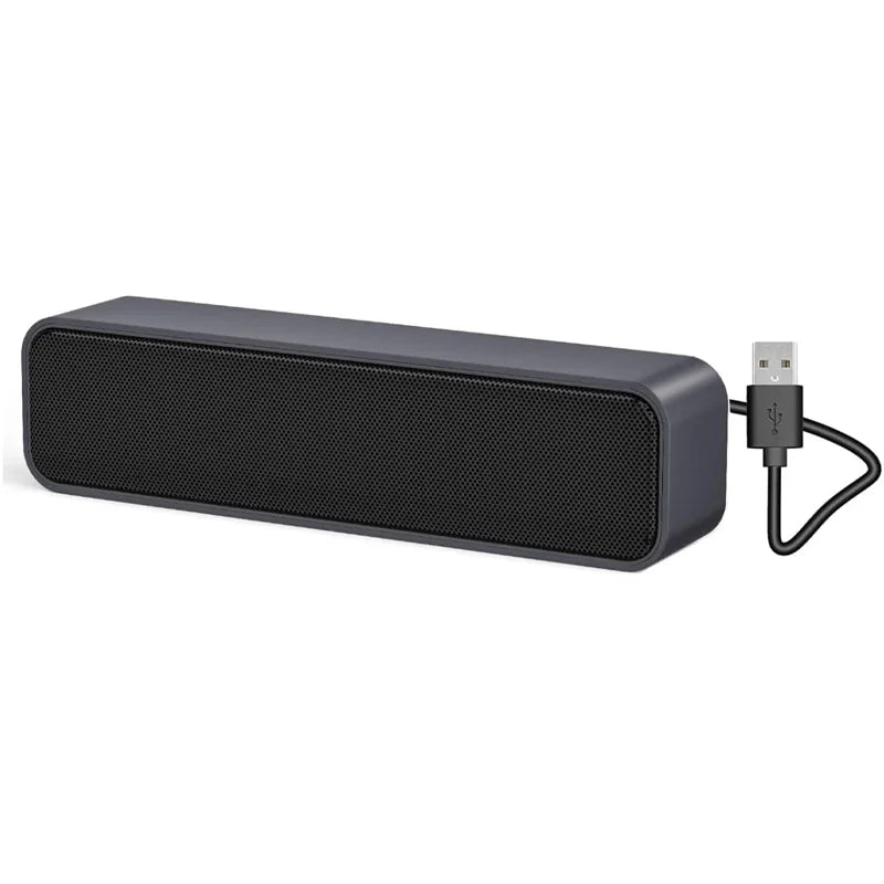 Mini Altoparlanti Plug And Play Alimentati Via USB Soundbar Da Scrivania Cablati Per TV Desktop Laptop Computer