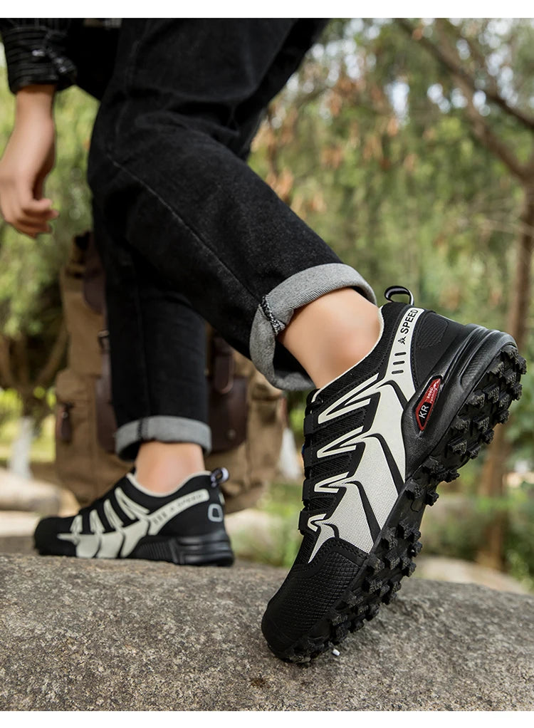 Scarpe Sportive Da Ciclismo All'aperto Da Uomo Impermeabili Antiscivolo Per Escursioni E Campeggio