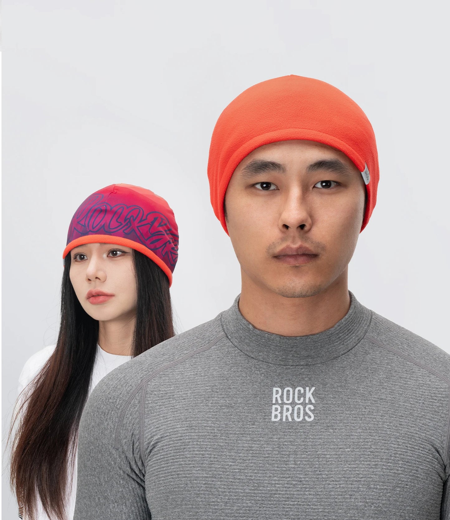 Rockbros Cappello Caldo Reversibile Pile Polare Alta Elasticità Ciclismo Sci Escursionismo Copertura Unisex