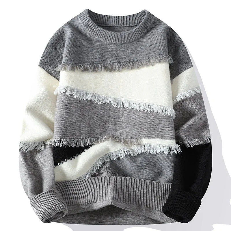 Maglione Uomo Casual Aboorun In Cotone Elasticizzato Spandex Confortevole Morbido
