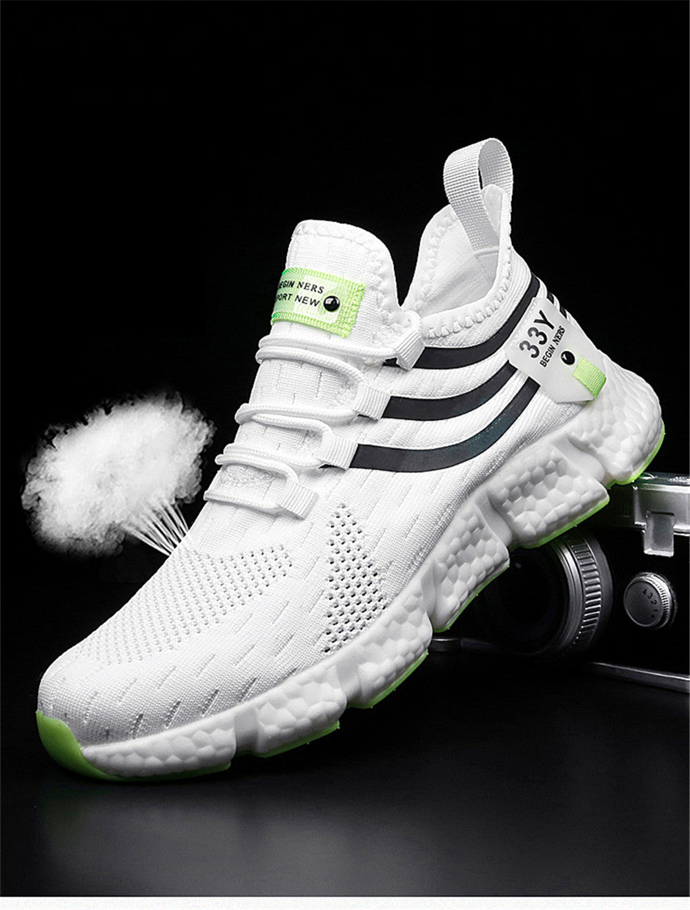 Scarpe Da Ginnastica Da Uomo Unisex Traspiranti Da Corsa Leggere In Maglia Comfort Big Running Scarpe Sportive