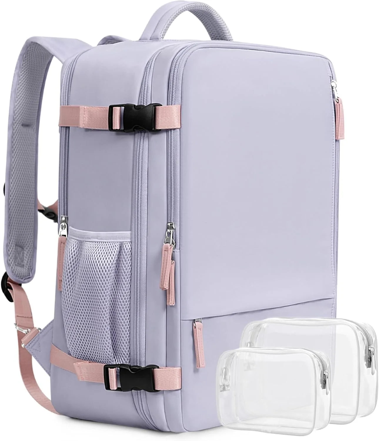Zaino Da Viaggio Unisex Per Laptop Da 15 Pollici Grande Capacità 36 55 Litri Per Oggetti Personali