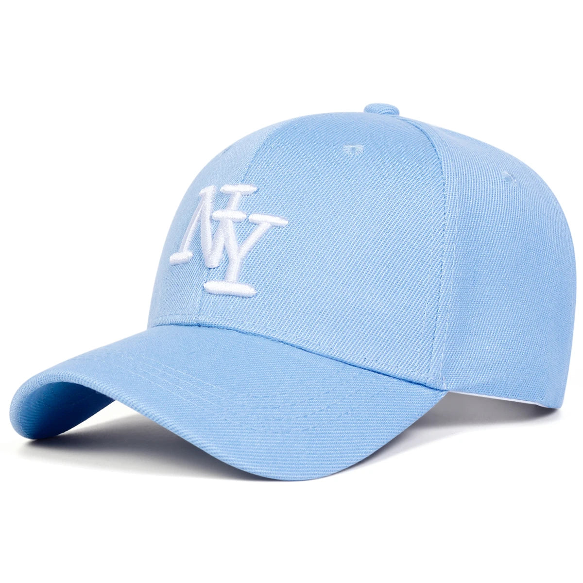 Berretto Baseball Unisex Con Ricamo Lettera NY Cappello Regolabile Esterni Primavera Autunno Protezione Solare Sportivo