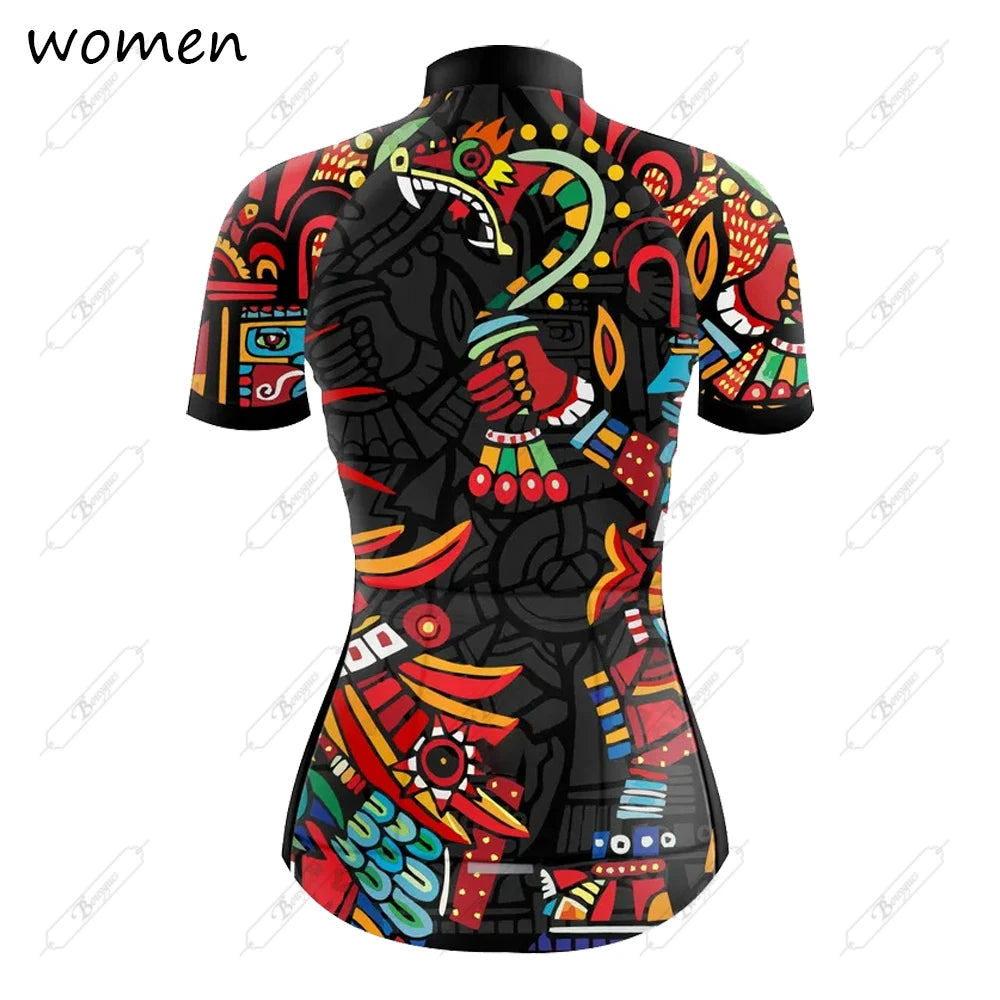 Maglia Da Ciclismo Donna Estate Premium Traspirante Team Racing Abbigliamento Da Ciclismo Maglia Da Bici Corta