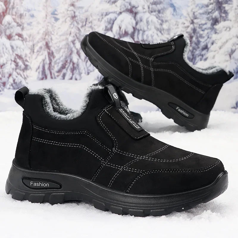 Scarpe Invernali Da Uomo In Cotone Con Velluto E Isolamento Spesso Scarpe Da Lavoro Da Uomo
