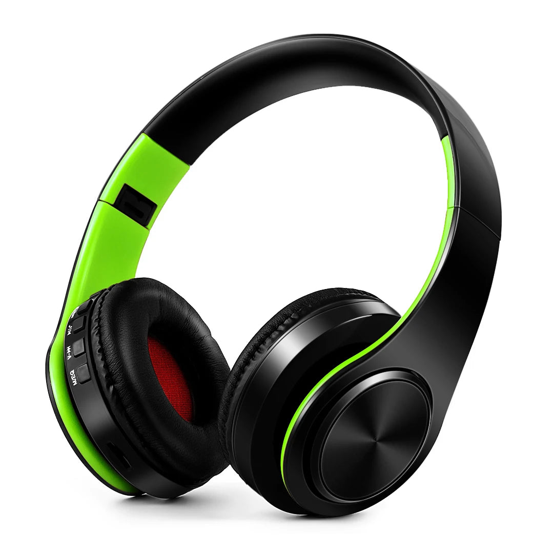 Cuffie Wireless Dorate Bluetooth con Microfono Incorporato Auricolare Stereo Universale per Android e iOS Regalo da Uomo