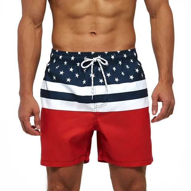 Datifer Pantaloncini Estivi Da Uomo Con Stampa Da Spiaggia Per Surf E Allenamento Fitness Con Tasche