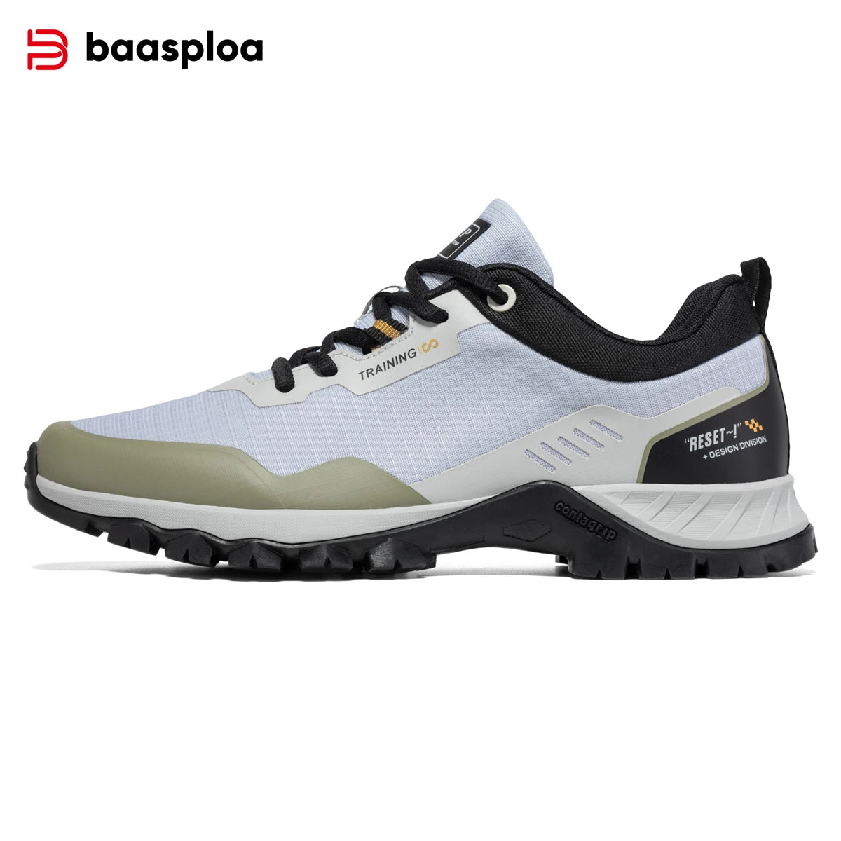 Baasploa Scarpe Da Trekking Uomo Impermeabili Antiscivolo Resistente All Usura Per Esploratori Outdoor M7306