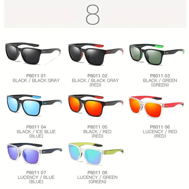 Occhiali Da Sole Polarizzati UV400 Unisex Modello 8011 In 8 Colori Disponibili Di Alta Qualità